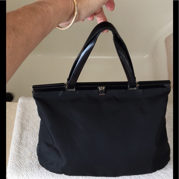 Prada Handbags - Gorgeous authentic Prada nylon and leather purse